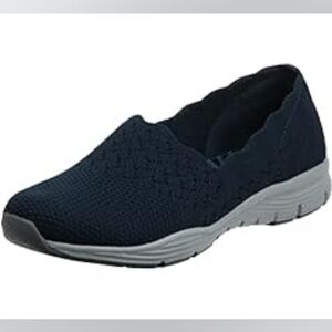 Skechers Women Breathable Slip-On Shoes, Size 9